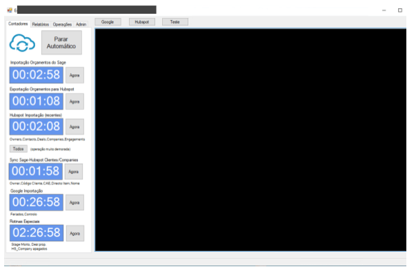 Programa de Sincronização Sage, HubSpot e Google Sheets